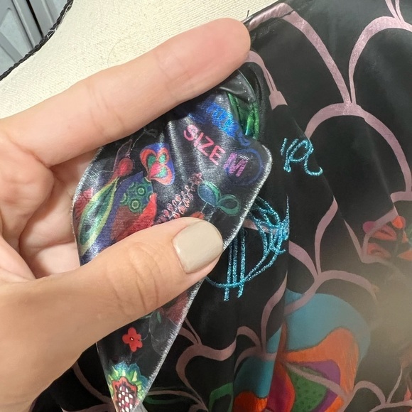 Desigual peacock print bat sleeve blouse - Picture 5 of 5